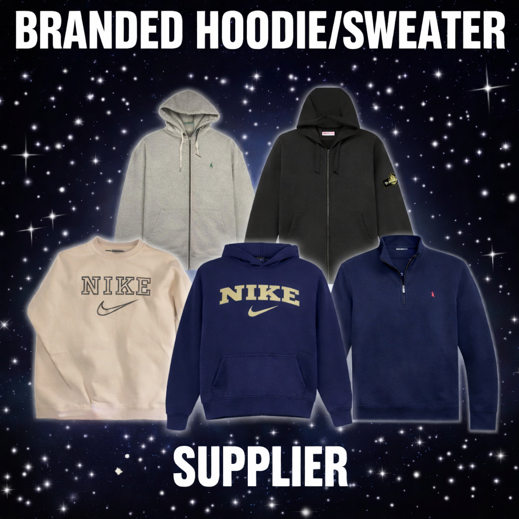 BRANDED HOODIE/SWEATER SUPPLIER